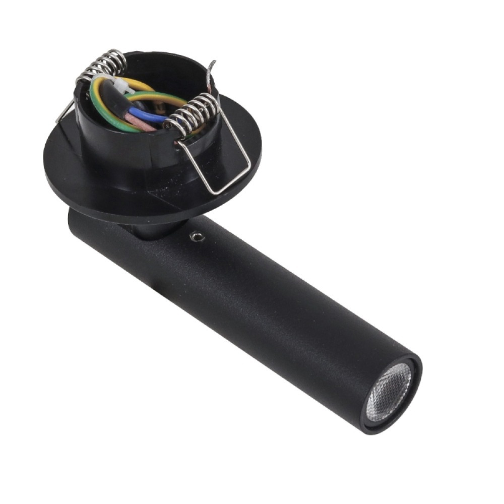 7115 Spot Led Leya Embutir Preto 3000k 2w 127/220v