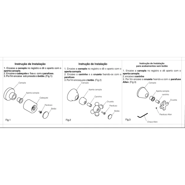 Acabamento Registro 1/2 Acabamento Registro 1/2
