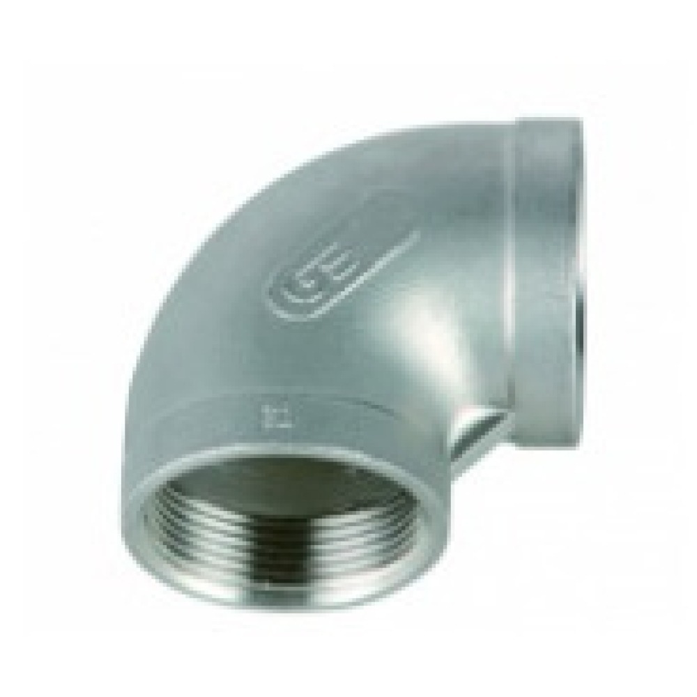 COTOVELO 90 INOX 304 ROSC(BSP)150 LB - 3/4