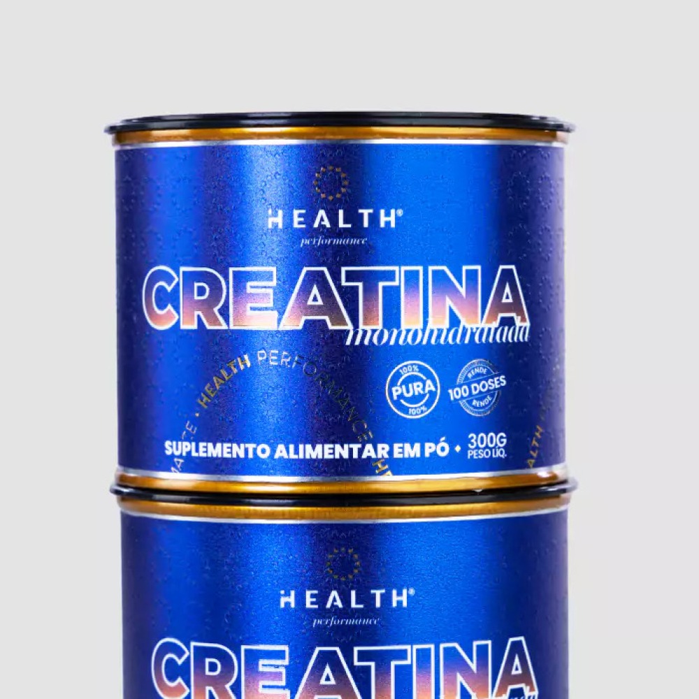 Creatina Monohidratada 300g 100% Pura Health Performance