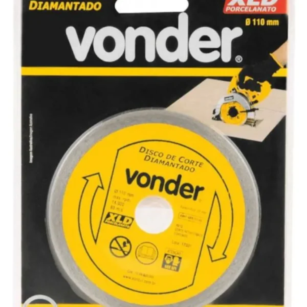 Disco Diamantado Porcelanato XLD 110mm 4 - Vonder