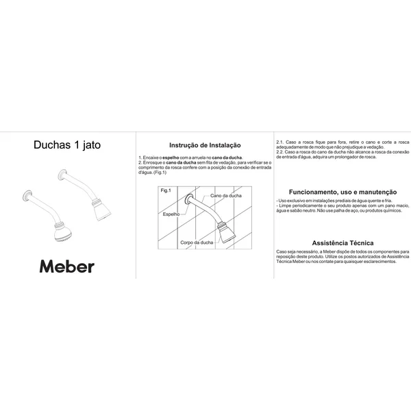 DUCHA MAX 1959 Preto DUCHA MAX 1959 Preto