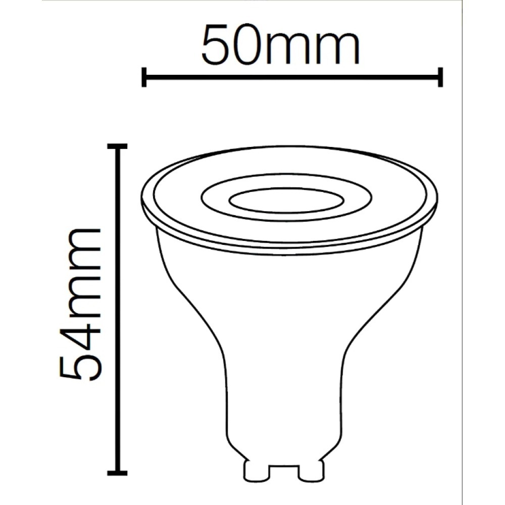 Lâmpada Led Dicróica Lumanti Mr16 4,8w 3000k Gu10 Bivolt 320lm 127/220v Lâmpada Led Dicróica Lumanti Mr16 4,8w 3000k Gu10 Bivolt 320lm 127/220v