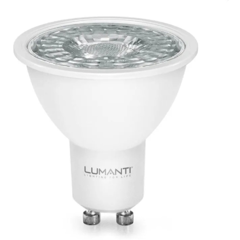 Lâmpada Led Dicróica Lumanti Mr16 4,8w 3000k Gu10 Bivolt 320lm 127/220v Lâmpada Led Dicróica Lumanti Mr16 4,8w 3000k Gu10 Bivolt 320lm 127/220v
