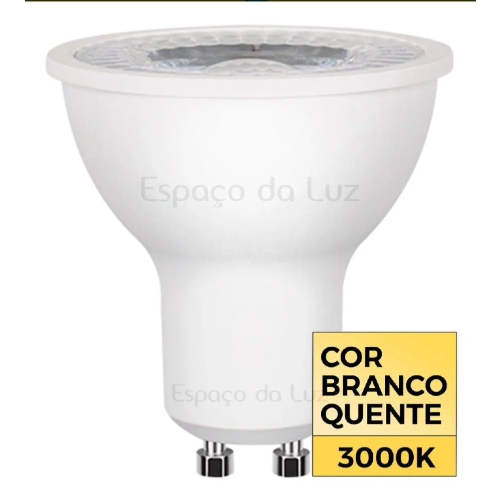 Lâmpada Led Dicroica Mr16 Eco Gu10 7w 540lm 3000k - Sth8536/30 Stella 127/220v Branco-quente Lâmpada Led Dicroica Mr16 Eco Gu10 7w 540lm 3000k - Sth8536/30 Stella 127/220v Branco-quente