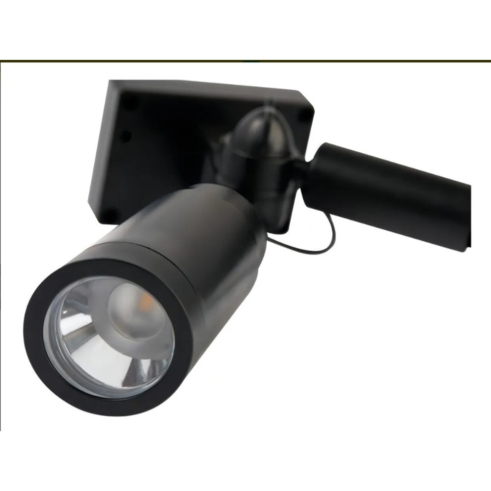 Luminária Espeto Solar 2w Luz Amarela 140lm Ip65 Gaya Preto Luminária Espeto Solar 2w Luz Amarela 140lm Ip65 Gaya Preto