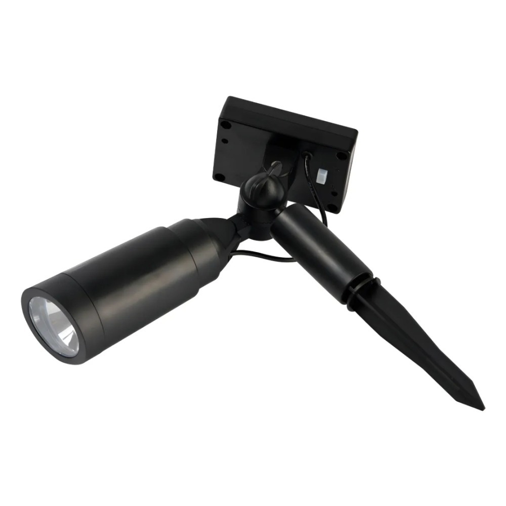 Luminária Espeto Solar 2w Luz Amarela 140lm Ip65 Gaya Preto Luminária Espeto Solar 2w Luz Amarela 140lm Ip65 Gaya Preto