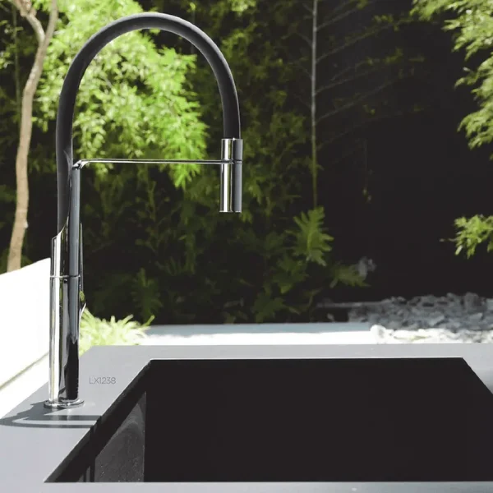 Misturador Monocomando Gourmet Lexxa LX1238 Cromado