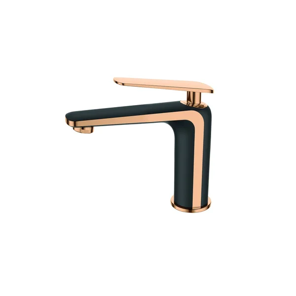 Misturador Monocomando Lexxa LX6406BRG Preto E Rose Gold