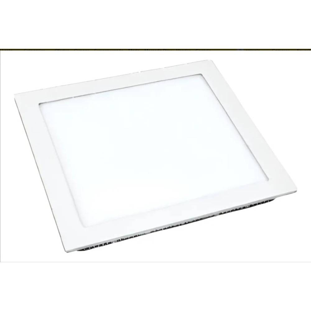 Painel Led Embutir Quadrado Branco 18w 6500k Lumanti 21x21cm - Branco