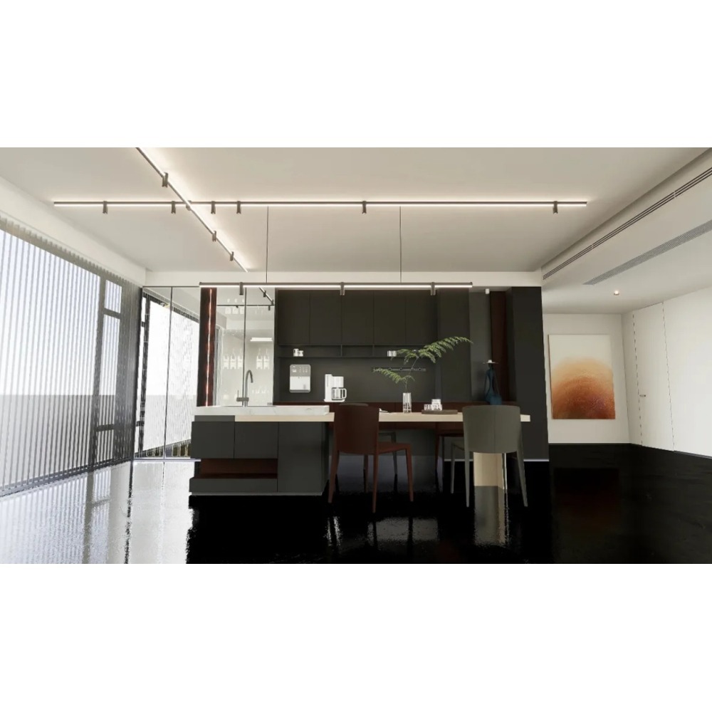 Spot 360 Encaixe Central Preto Gaya 9w 2700k 24v 7520 Irc90