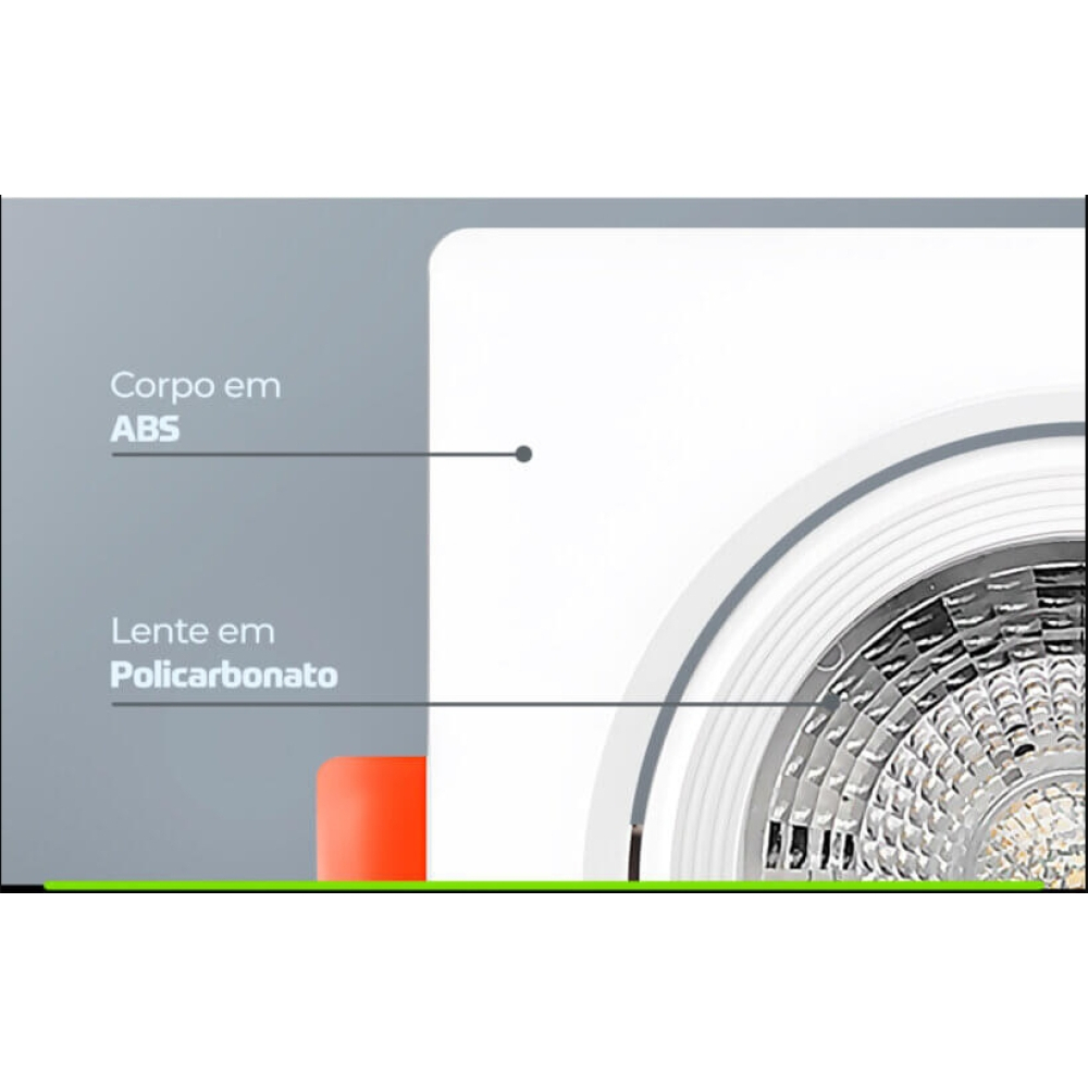 Spot Embutir Quadrado Branco Led 5w 6500k Lumanti Spot Embutir Quadrado Branco Led 5w 6500k Lumanti