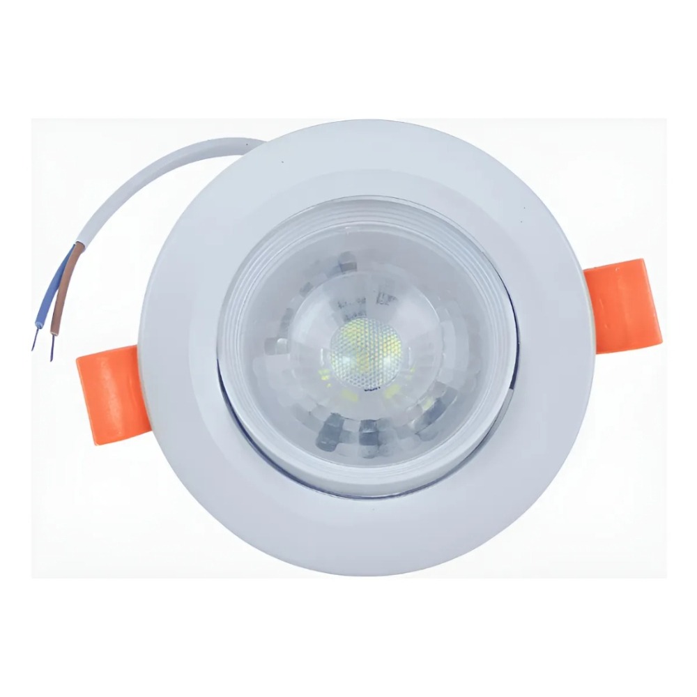 Spot Embutir Redondo Lumanti Luz Branca 6500k 5w - Branco