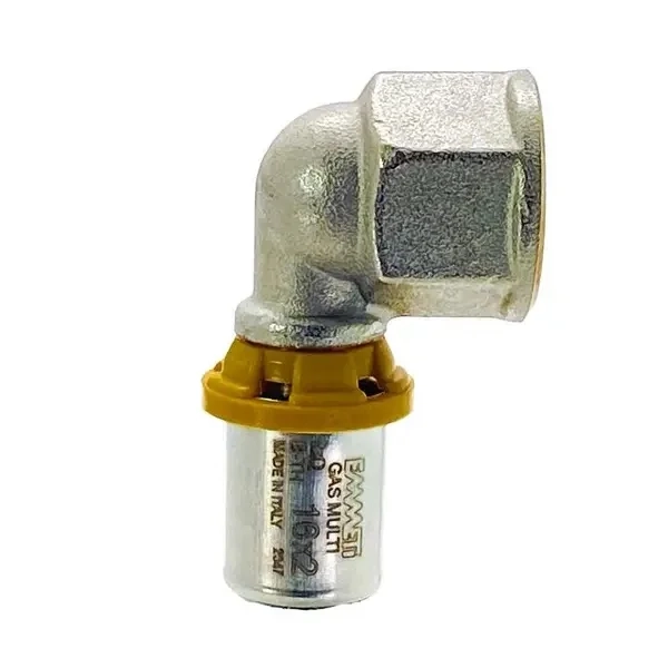 Joelho Femea Para Gas 16MMX1/2 Prensar TopFusion