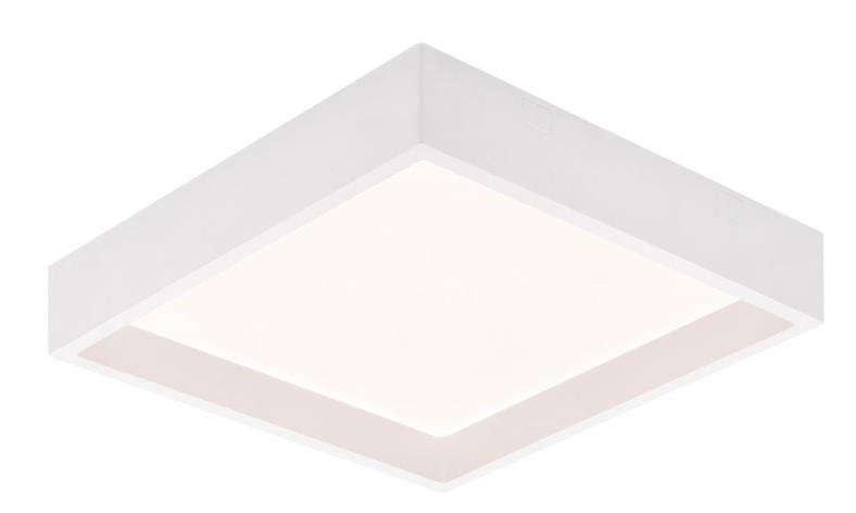 PLAFON DE SOBREPOR LED DEEP RECUADO 22W 4000K QUADRADO BRANCO POLICARBONATO BIVOLT