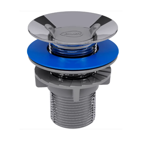 Valvula Lavatorio Plastica Sem Ladrao 7/8 Cromado Blukit
